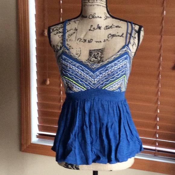 NWT Free People Well Traveled Halter Tank Top - Picture 4 of 6